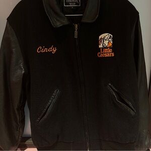 Holloway Black Jacket with Blue Trim